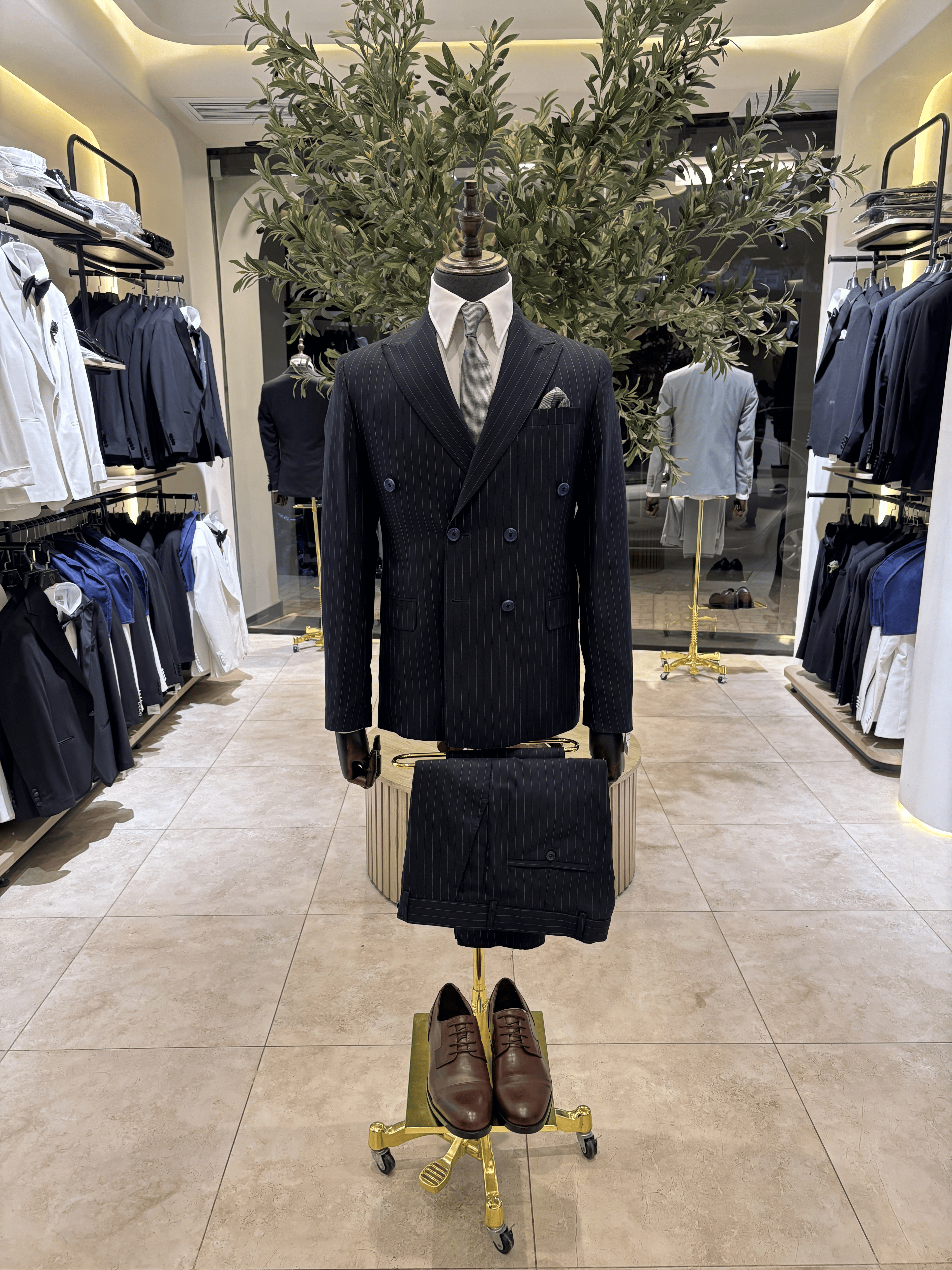 Striped Suit